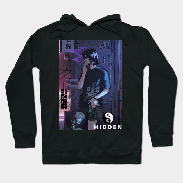 Cyber Yakuza Hoodie by Kanjiworldwide